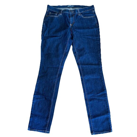 Old Navy The Flirt Womens Size 10 Long Blue Bootcut Jeans Stretch Midrise - Picture 1 of 7